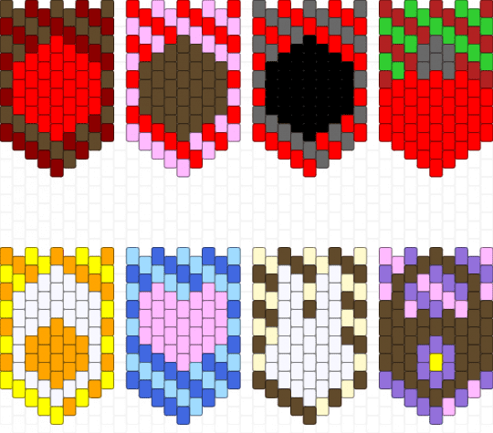 Dandy's World Banners Pt5: Event toons - brown,red,pink,dandys world,bassie,bobette,cocoa,eggson,flyte,ginger,rudie