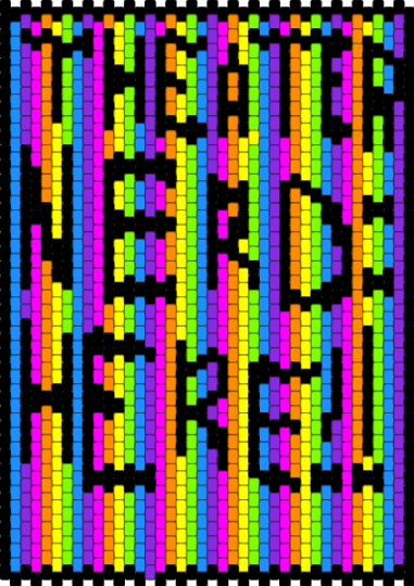 Theater Kid: Here!! panel - purple,orange,colorful