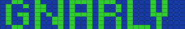 gnarly - green,blue