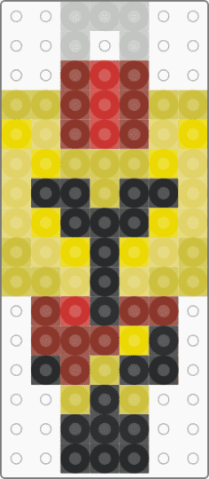 D3rlord3 Keychain - yellow,at the crossroads,dont turn left,minecraft,arg,d3rlord3
