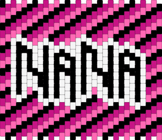 NANA bag pannel - pink,white