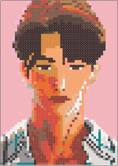 KPOP Jinu Saja (WIP) - beige,red,orange,brown