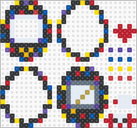 Clown Tamagotchi 🎪 - black, blue, carnival, character, charm, circus, clown, colorful, confetti, cute, purple