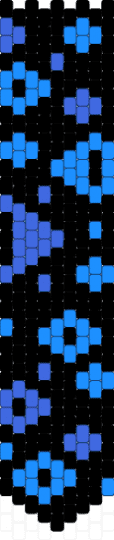 Shadow milk cookie tie (Outlineless) - black,blue,light blue,shadow,milk,crk,beast,cookie run kingdom,tie,odd stitch,dandys world