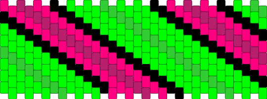 Pink and green Stripes - pink,green,thick stripes,black