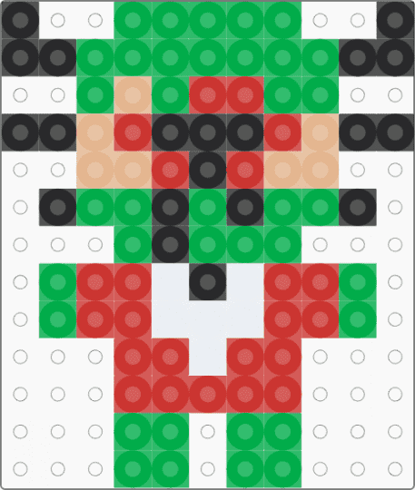 Leshy - green,red,leshy,cult of the lamb,cotl