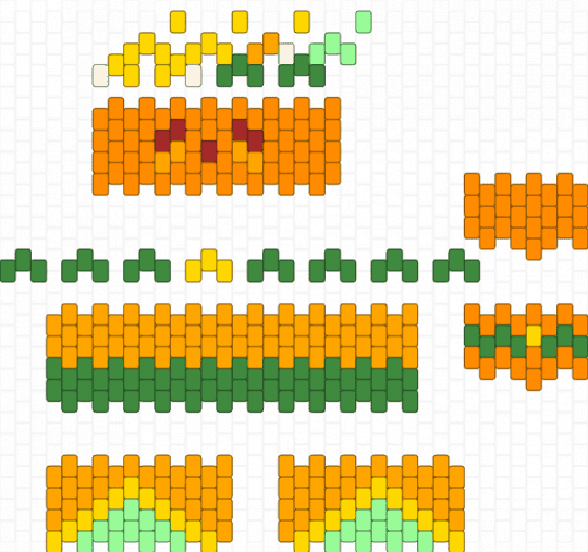 Mango Cookie clown - orange,green,crk,cookie run kingdom,mango,clown,yellow