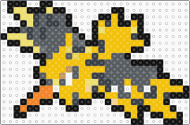 Pokemon 145 - yellow,gray