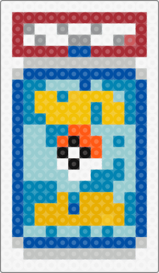 PSA Pokemon back - blue,light blue