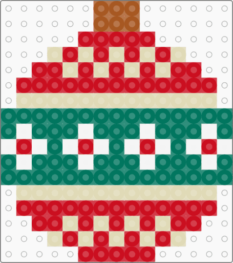 Christmas Ornament Balls 01 - teal,red