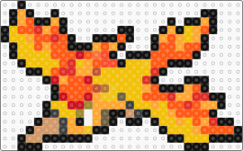 Pokemon 146 - orange,yellow