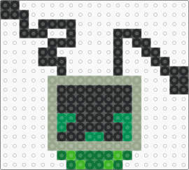 tiny vee (dandys world) :3 - gray,green