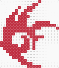 shadow the hedgehog logo - red