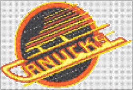 Canucks - canucks,logo,vancouver,hockey,sports,team,retro,orange,yellow