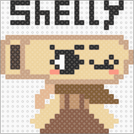 Shelly - beige, tan