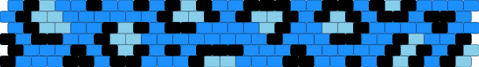 blue leopard - light blue,black