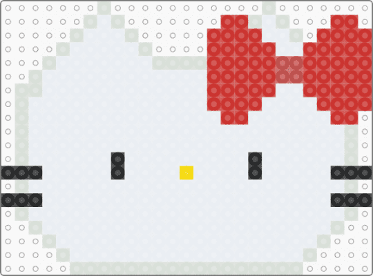 Hello Kitty - red, white