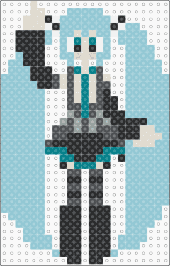 Hagane Miku - light blue,cotdrockmusic,vocametal,metaloid,rock,screamo,hagane miku,miku,vocaloid