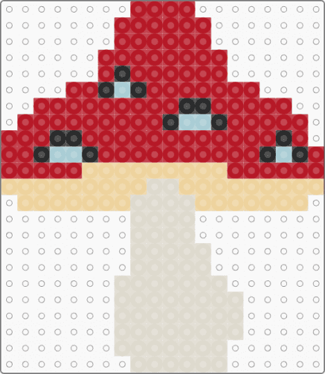 Weird mushroom with eyes - red,beige,mushroom,eyes,weird,weirdcore