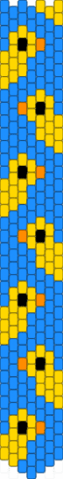 Duckie tie - light blue,yellow