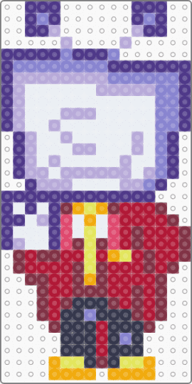 ´Tenna Sprite (Peace Sign Ver.) - purple,brown,red,pink,deltarune,tenna,chapter 3,remix