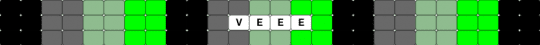 Vee bracelet/cuff (w/ three e's) - dandys world,dw,green,black,vee,toon,roblox,main,gray,teal
