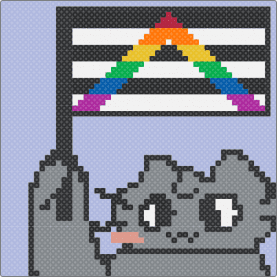 Straight ally flag - pink,gray,flag,pride,rainbow,flags,straight ally,straight,ally