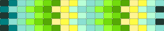 Green! - teal,green,blue,cuff,ladder stitch