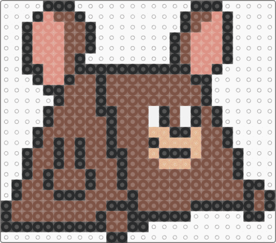 I know he ate cheese - tan,tom and jerry,jerry,cheese,meme,mouse,lol,fuse beads,perler beads