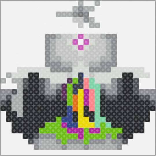 Self Titled - twenty one pilots,album,self titled,music,fuse beads,white,grey