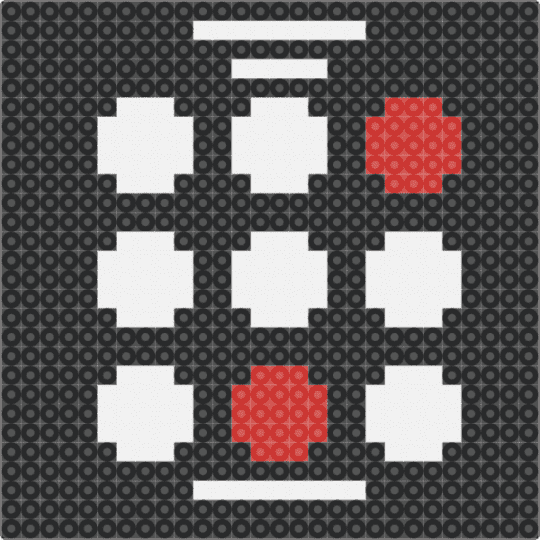 Blurryface - black,white,twenty one pilots,blurryface,album,music,fuse beads,red