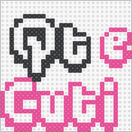 'QT' Cutie - text,playful,abbreviation,adorable,sweet,personal,black,pink
