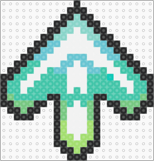 DDR arrow 4 (mini version) - teal,ddr,dance dance revolution,rythm,retro,y2k,arrow