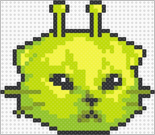 Glorp head - green