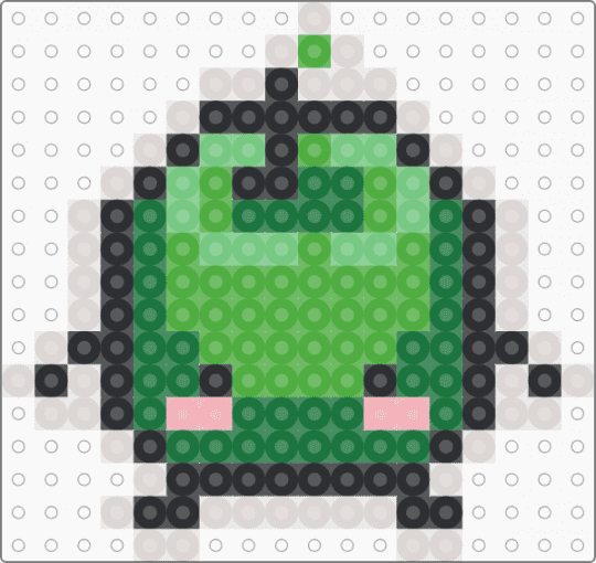 Junimo with more shading - green,beige