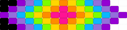 5x15 - green,yellow,light blue,purple