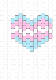Trans flag heart - trans,pride,heart,support,inclusivity,love,symbol,equality,pink,light blue
