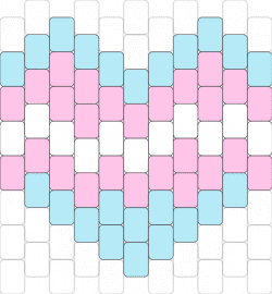 Trans flag heart - trans,pride,heart,support,inclusivity,love,symbol,equality,pink,light blue