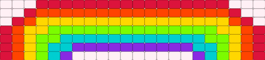 rainbow #3 - red,yellow,rainbow,cutsie,gay,cuff,pride