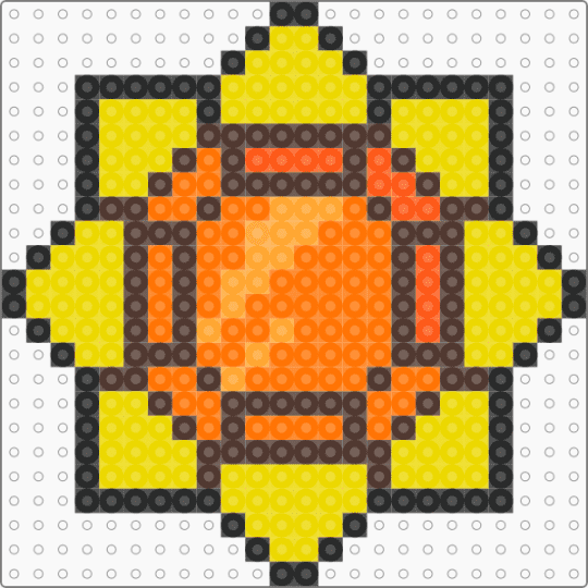 thunder badge - yellow