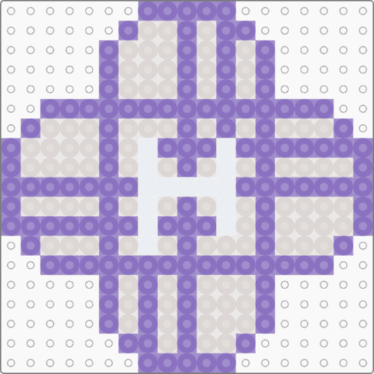 Huntrix logo wip - blue,beige