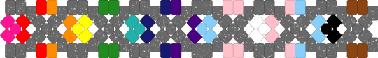 DNA - rainbow v2 - gray