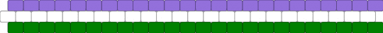 Genderqueer Flag Cuff - purple,green