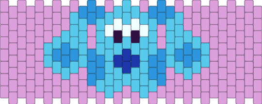 Blue's Clue's Blue Panel - light blue,pink,blues clues,kidcore,cartoon