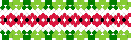 Watermelon X-Base Cuff - green,red