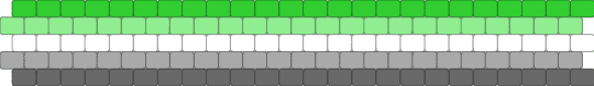 Aromantic Flag Cuff - green,teal,gray,beige