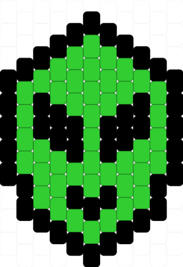 Alien Peyote Charm - black,green