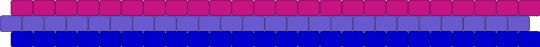 Bisexual Flag Cuff - pink,blue,purple
