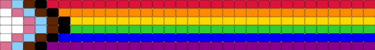 Progress Pride Flag Cuff - pink,orange,green,colorful