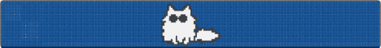 gojo cat - blue